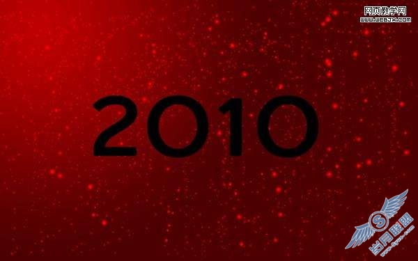 Photoshop制作2010精美的圣诞贺卡教程【图】_