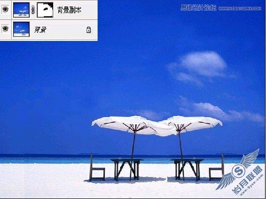 photoshop合成人吹出来云彩效果
