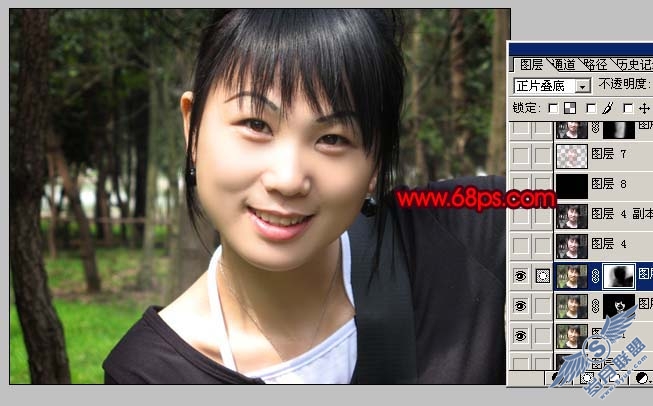 Photoshop调出照片偏暗的红褐色