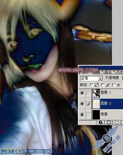 Photoshop快速修复反光的照片