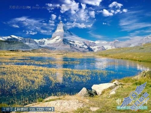 用Photoshop混合选项轻松合成风景照片