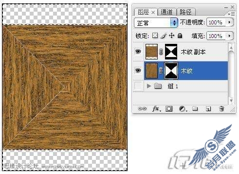 Photoshop滤镜打造逼真的古典木质纹理