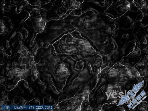 Photoshop滤镜模拟病毒侵蚀特效背景_天极设计在线原创