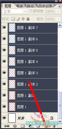 Photoshop和ImageReady制作闪心动画边框_天极设计在线转载