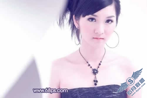 Photoshop调出人物艳丽的粉色调