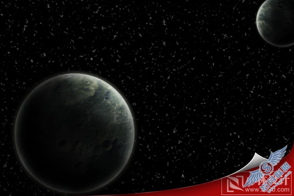 Photoshop实例:绘制漂亮宇宙星球