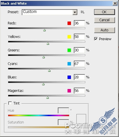 Photoshop CS3亲密接触(5):怀旧赫本 黑白魅影(图十五)