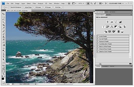 Photoshop CS4的新特性与部分界面截图