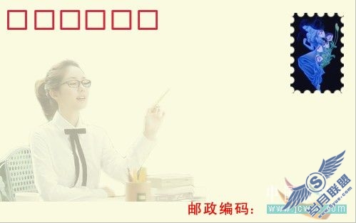 Photoshop合成教程:将<a href=http://www.syue.com/Digital/ target=_blank class=infotextkey>数码</a>照片制作成个性信封