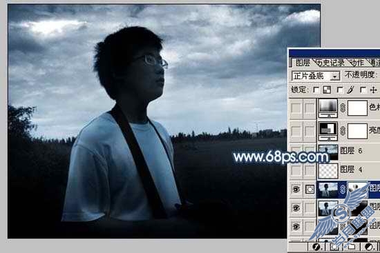 Photoshop给逆光人物照片简单调色