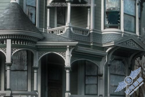 Photoshop合成:打造阴森恐怖的鬼屋
