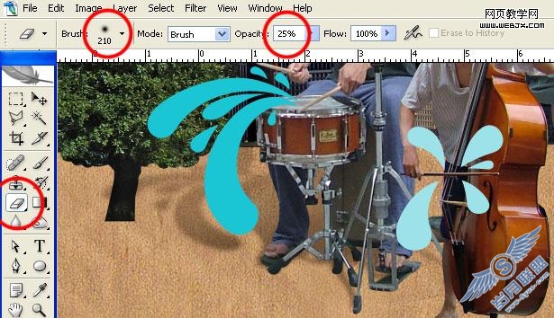 Photoshop合成教程:漂亮的蒙太奇插画