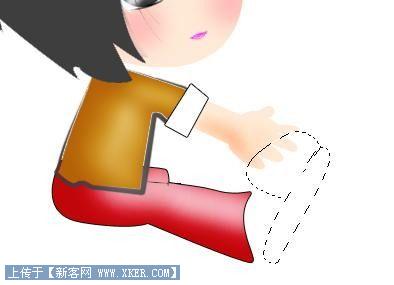 Photoshop鼠绘超可爱的卡通娃娃