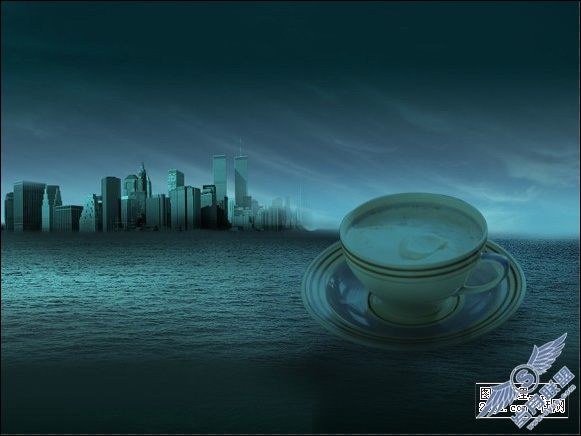 Photoshop照片合成:制作惊涛骇浪海报