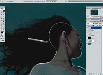 photoshop把人物做成超炫的光线效果【图】_