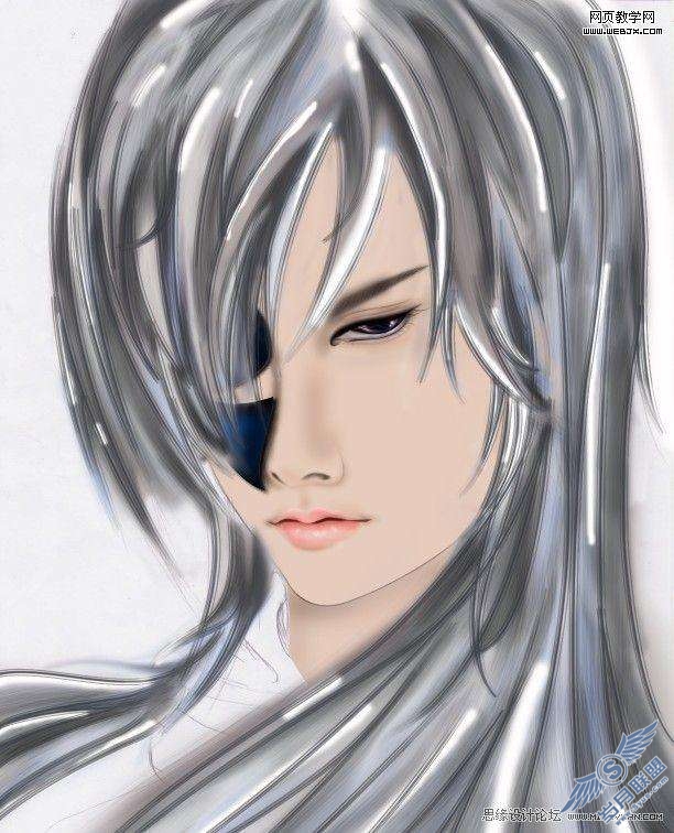 Photoshop绘制冷酷的漫画CG人物【图】_