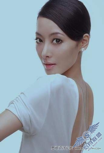photoshop调色: 调出水灵灵肌肤的美女
