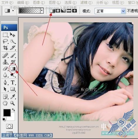 Photoshop另类抽丝法处理美女艺术照_天极设计在线整理