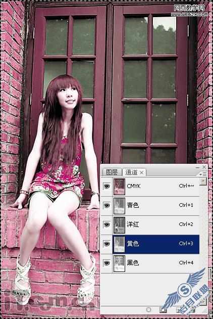 Photoshop打造漂亮的复古色彩美女照片
