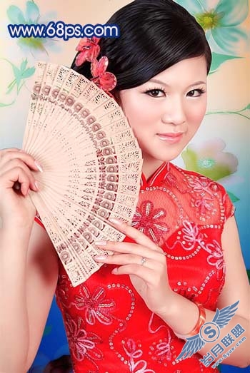 Photoshop给古装人物照片综合美化