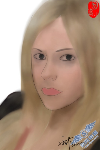 Photoshop鼠绘人物实例:美女艾微儿