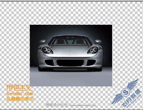 photoshop合成外星球飞碟袭击森林的创意