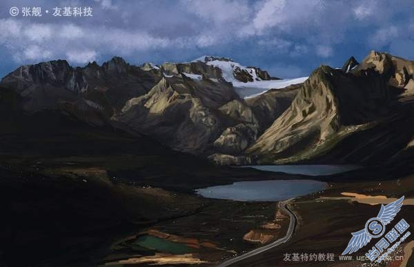 PhotoShop临摹教程:风景绘制