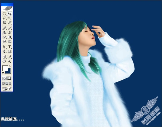 Photoshop把唯美女孩打造成梦幻精灵