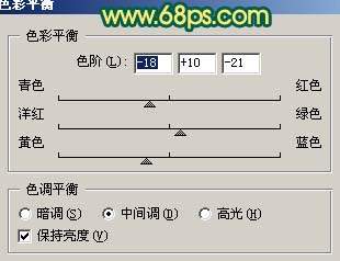 Photoshop调出照片偏暗人物流行的青色调