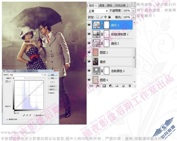 PhotoShop调色出质感怀旧色调效果
