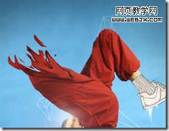 Photoshop动感街舞帅哥添加矢量特效