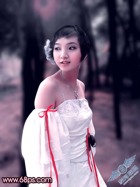 Photoshop调出偏黄照片鲜丽的红色调