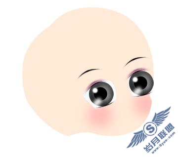 PhotoShop教程:鼠绘超级可爱的卡通人物