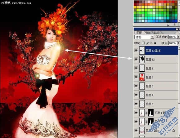 photoshop打造魅彩风华创意色调主题写真