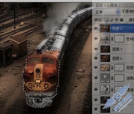 Photoshop调出照片经典暗光金色调