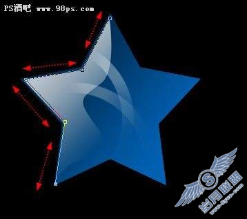 Photoshop基础教程:制作炫彩玻璃星星