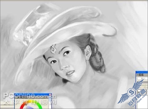 Painter手绘风格女孩详细教程