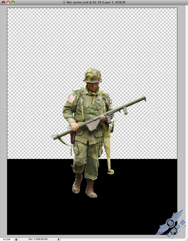 Designing a war movie poster
