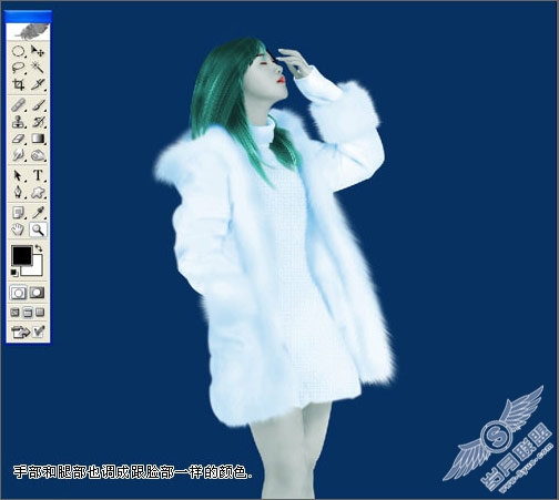 Photoshop把唯美女孩打造成梦幻精灵