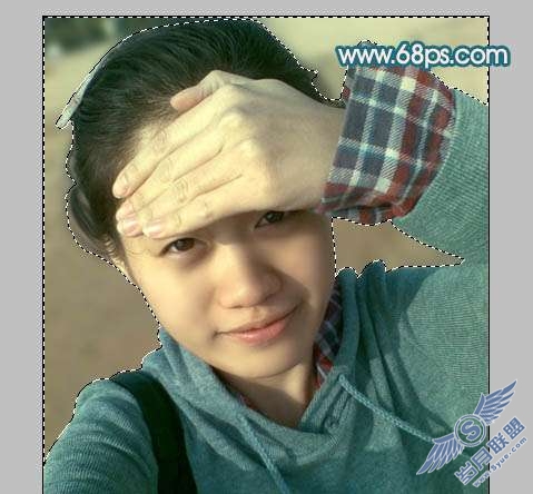 Photoshop照片处理:快速把凌乱人物照片处理干净【图】_