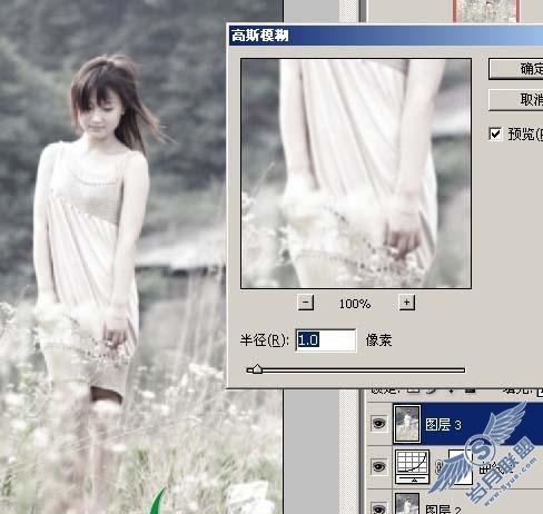 Photoshop调出美女个性中性色效果