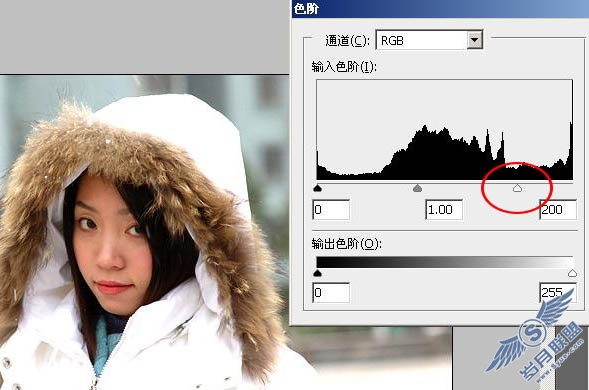 Photoshop给偏暗的影楼照片润色