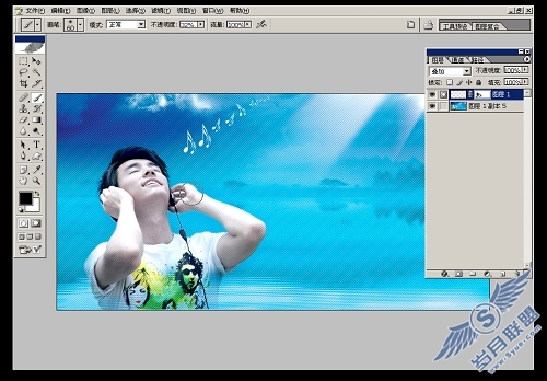 Photoshop创意设计:聆听心灵深处的音乐