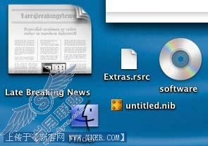 Mac OS X 下同時使用不同大小的图标