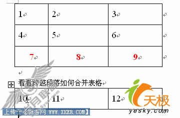 Word表格中Shift+Alt+方向键的妙用