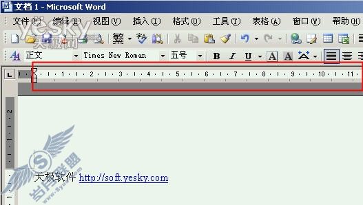 将Word界面中的标尺修改为以厘米为单位_天极软件