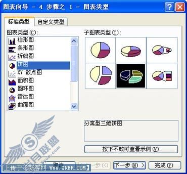 Excel2003制作图表