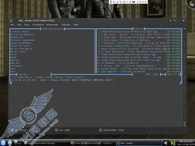 KDE 4.2 主题和 MOC 主题设置