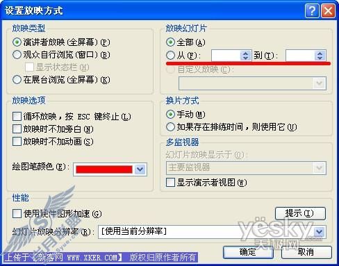 PowerPoint自定义放映1