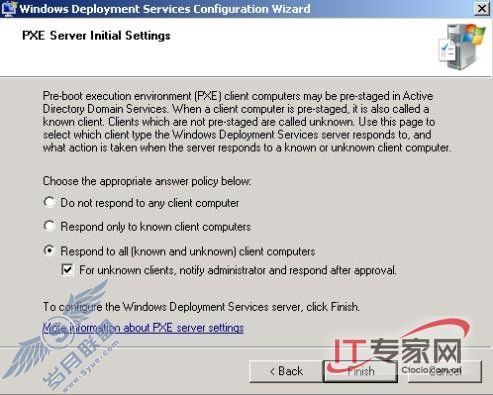 用Windows Server 2008的WDS部署客户端系统